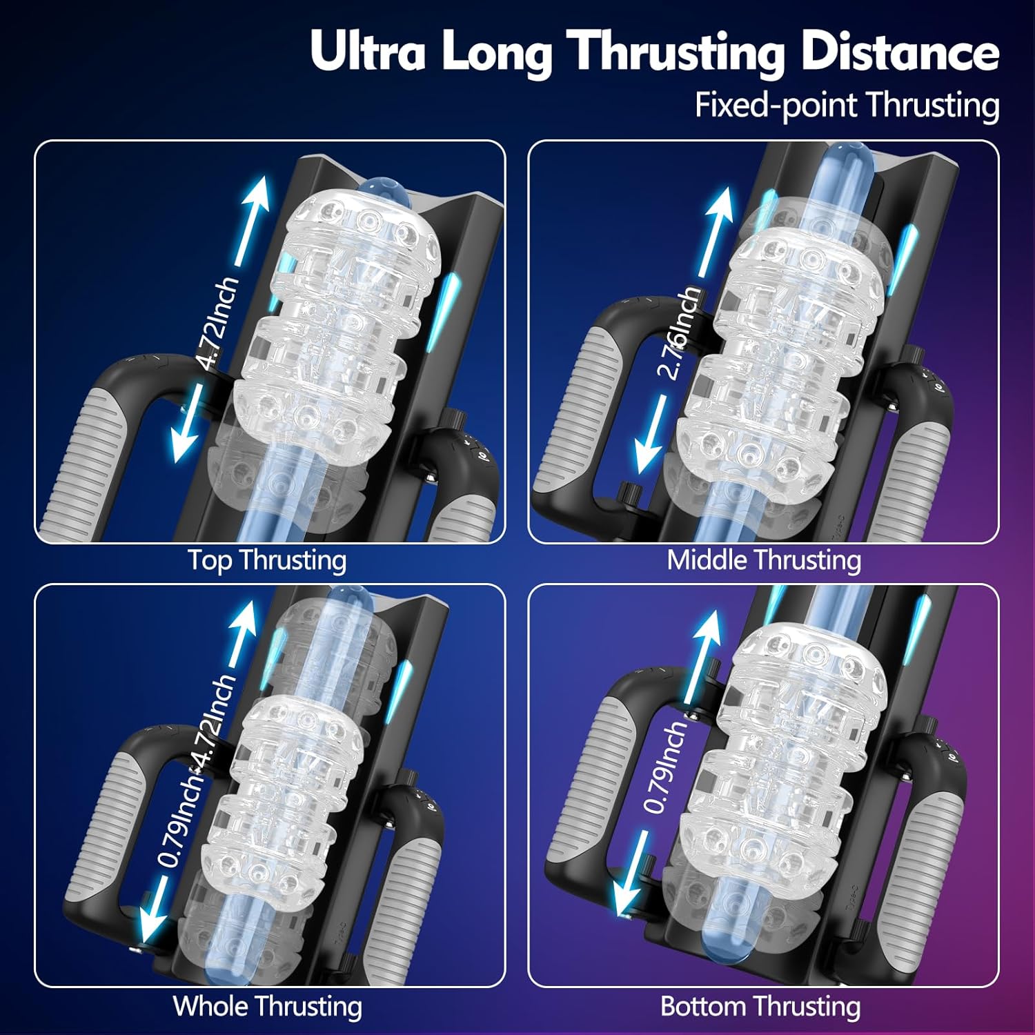 Male Masturbator Machine – Automatic Stroker with Phone Stand & Foldable Handle