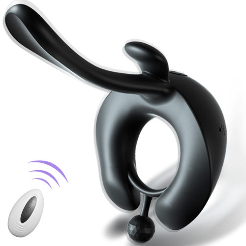 Ergonomic Vibrating Cock Ring for Couples