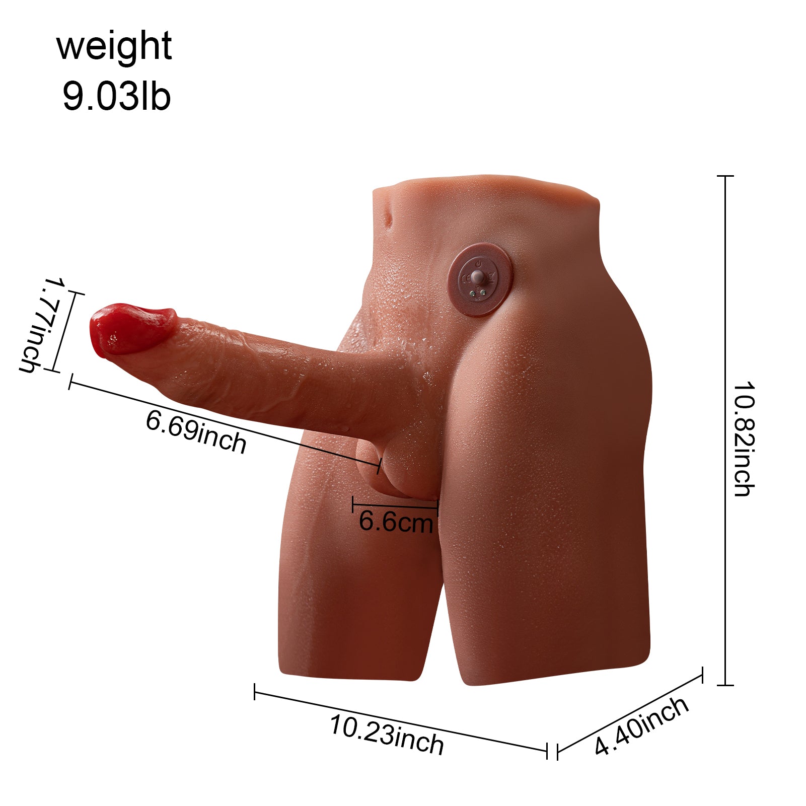 Jensen Pulse Edition – Half-Body Male Masturbator with Intense Pulsation 9.03lb
