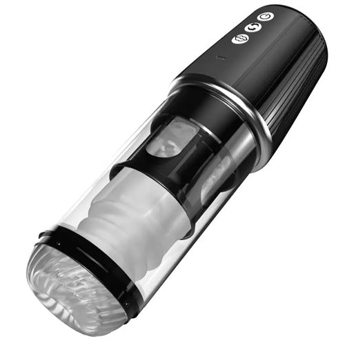 Widowmaker-Rotating Male Stroker with Suction & Inflation Control
