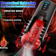 Male stroker 9 vibration, 9 suction and heating feature diagram