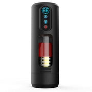 Heated male stroker front view with digital control panel