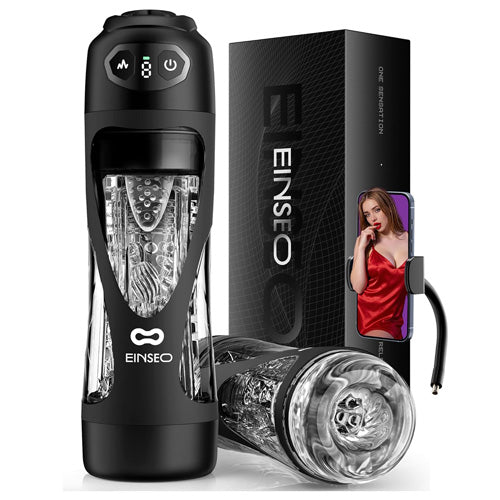 EINSEO AI Sync Male Stroker with Deep Suction Technology & 7.1" Sleeve