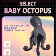 Octopus-style men's vibrator with tentacle texture