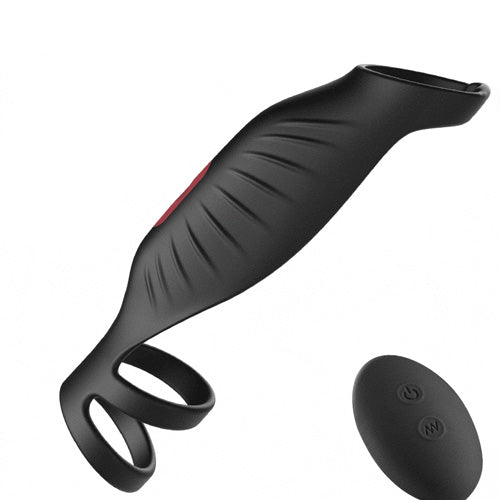 Wearable Dual-Stimulation Cock Ring with Quiet Precision Vibration