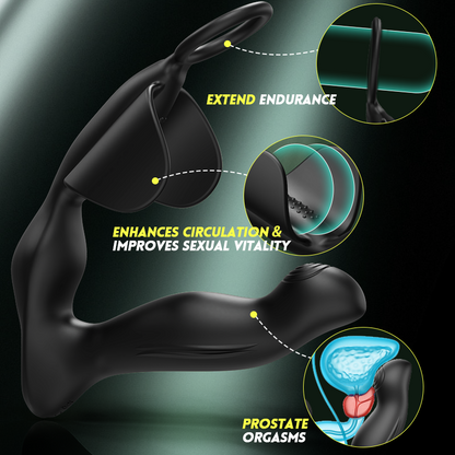 Elysium – Heated Vibrating Prostate Massager with Dual Motors & Remote Control