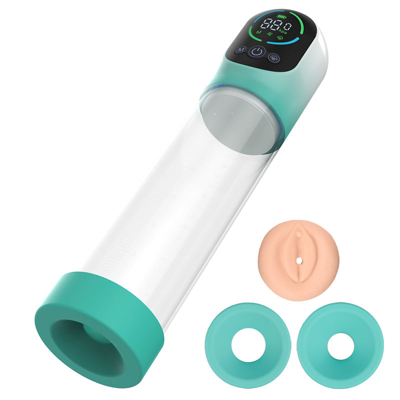 GigaGrow 2-in-1 Penis Pump – 5 Suction Modes & Manual Air Pressure, ED Support