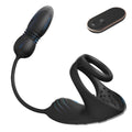 ST-PM-DT09 Thrusting & Vibrating Prostate Massager – Dual Ring Testicular Stimulator