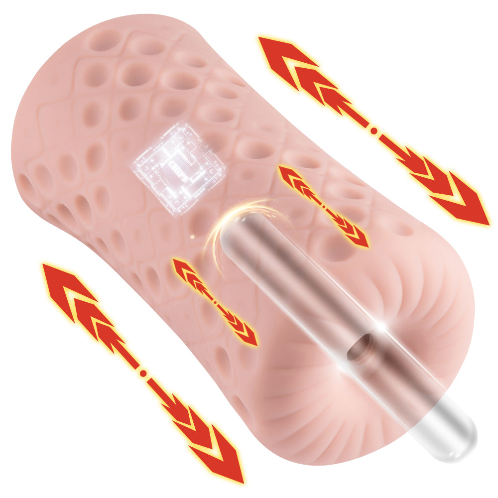 5.73lb Male Masturbation Cup: 3 Speeds & 4 Frequecies