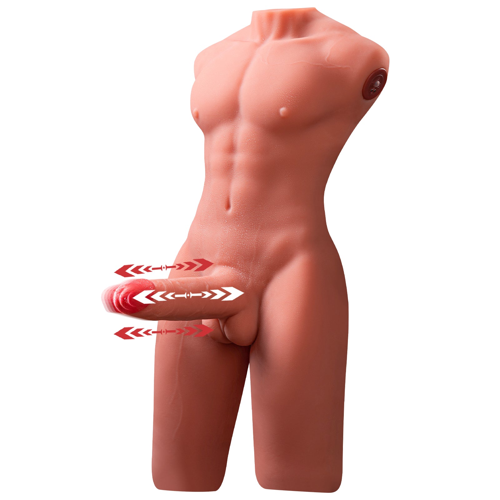 Jensen Pulse Wheat Skin – Realistic Male Pleasure Doll with Pulsating Function 17.63lb