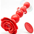 ST-AB-RT10 Rose Vibrating Anal Beads – Remote Control, 10 Thrusting & Twisting Modes