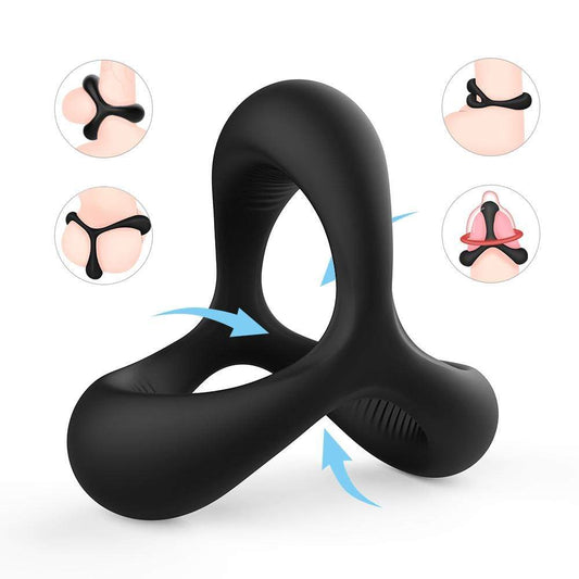 TitanFlex S1 Silicone Penis Ring – Comfortable Support & Secure Fit Design
