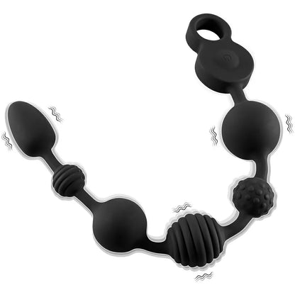 Planet Shaker X10 Vibrating Anal Beads 10 Modes & Individual Bead Control