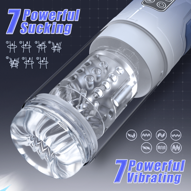 Empyrean-Automatic Male Stroker with Rotation, Suction and Precision Vibration