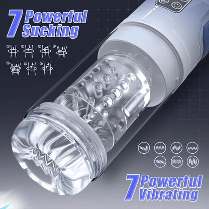 Empyrean-Automatic Male Stroker with Rotation, Suction and Precision Vibration