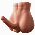 ST-MTD-BL83 Bartley - Muñeco torso masculino con dildo flexible – Edición negra