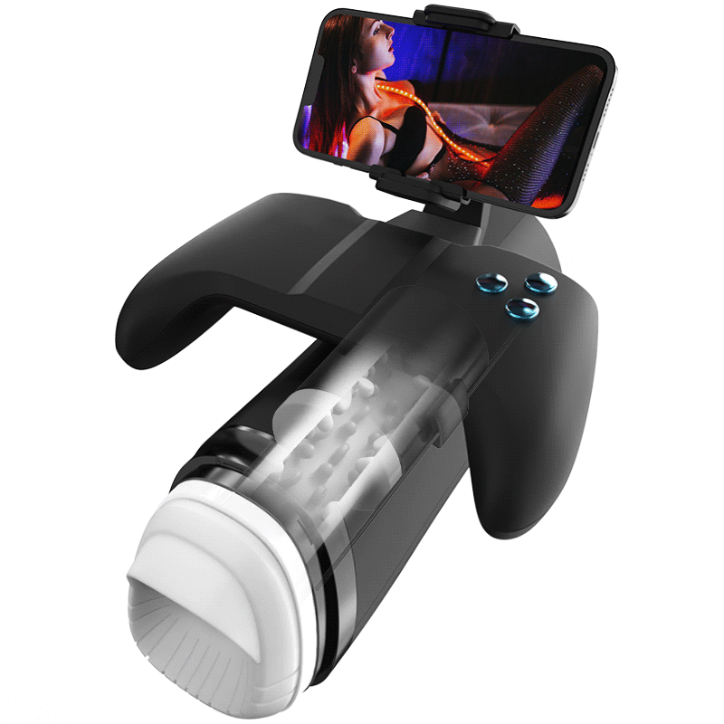 Turbo Thrust Stroker – 10 Modes with Interactive Gamepad & Phone Stand