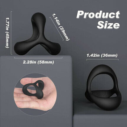 Soft & Safe Silicone Penis Ring Erection Enhancing