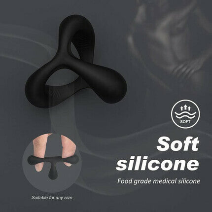 Soft & Safe Silicone Penis Ring Erection Enhancing
