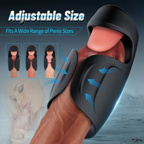 Sweetstoy - Explorer: Licking Vibrating 2 in 1 Male Penis Vibrators