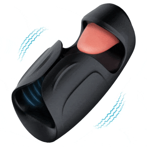 Sweetstoy - Explorer: Licking Vibrating 2 in 1 Male Penis Vibrators