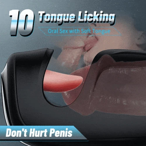 Sweetstoy - Explorer: Licking Vibrating 2 in 1 Male Penis Vibrators