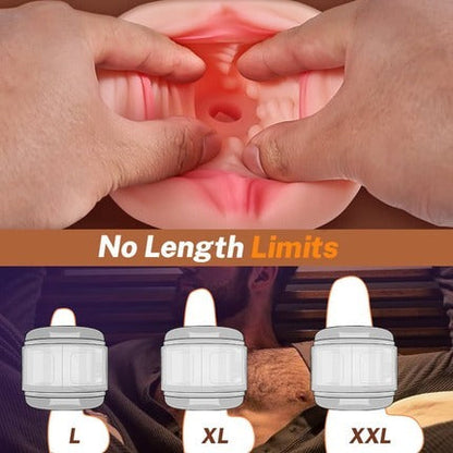 Dual-Channel Male Stroker with Precision Vibration