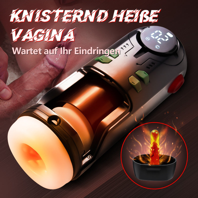 9-in-1 Thrusting, Vibrating, Sucking & Heating Masturbator Cup for Men