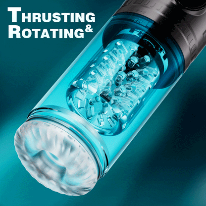 Hunter automatic thrusting, rotating and suction male stroker – product view 3