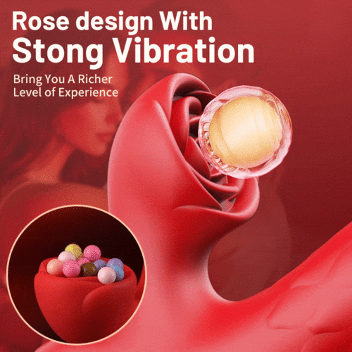 Sweetstoy-7 Thrusting Wiggling Rose Clit Stimulator G-spot Vibrator