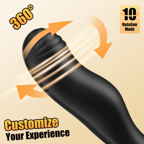 Leonard R10 Rotating Prostate Massager with 360° Motion & Dual Support Rings