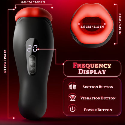 Enchantment Air-Pressure Stroker with Precision Vibration