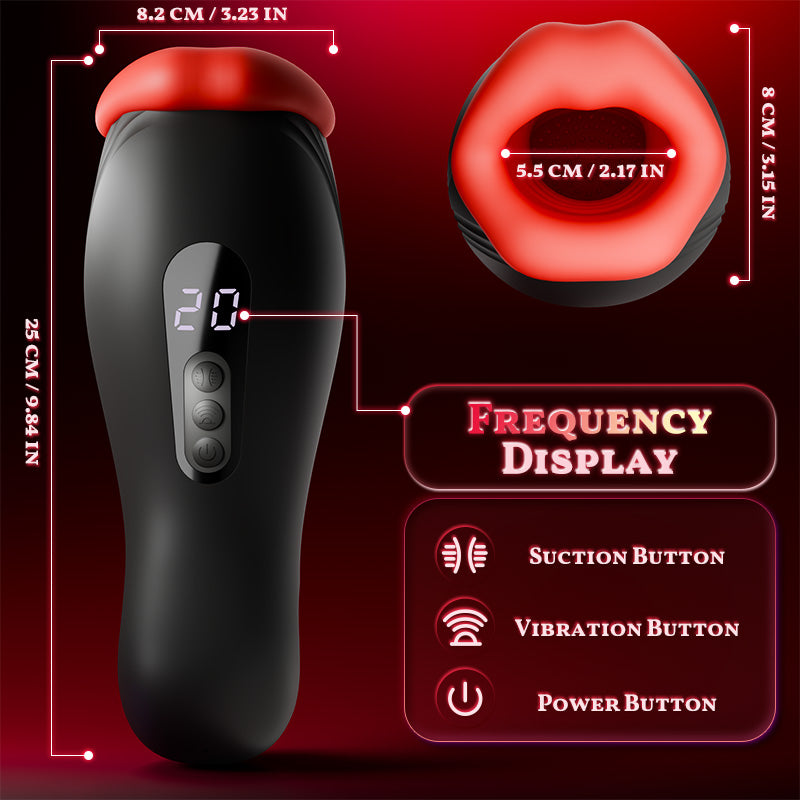 Enchantment - 9 Vibrations 4 Suctions Clamping Suction Oral Simulation Enchantment - 9 Vibrations 4 Suctions Clamping Suction Oral Simulation