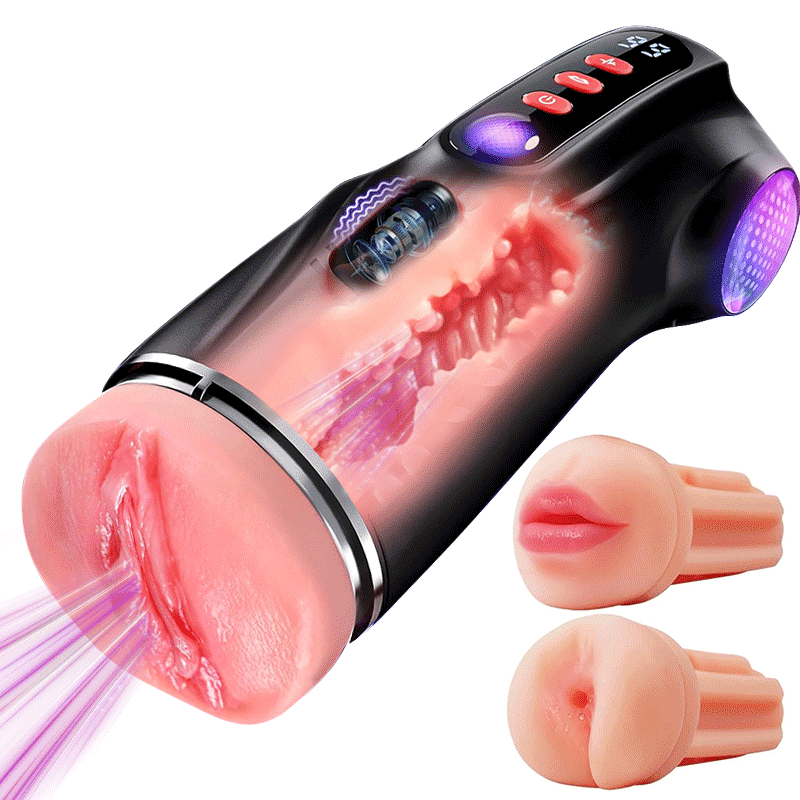 Daphne 3-Sleeve Pocket Masturbator with 9 Suction & 9 Vibration Modes