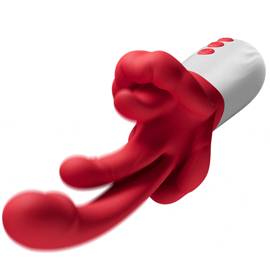 Heating G-Spot Vibrator with Tongue Licking Motion & 10 Vibration Modes