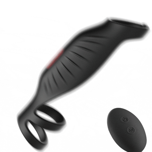 Wearable Dual-Stimulation Cock Ring with Quiet Precision Vibration