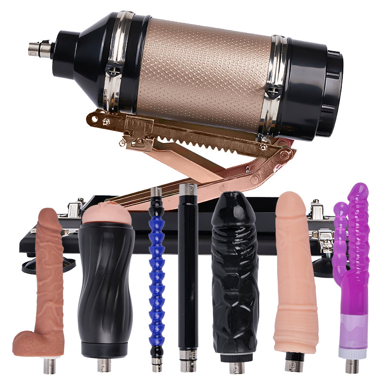 Iron Titan 400 Strokes/Mins 5 IN 1 Accessories Dildo Masturbation Sex Machine Sweetstoy