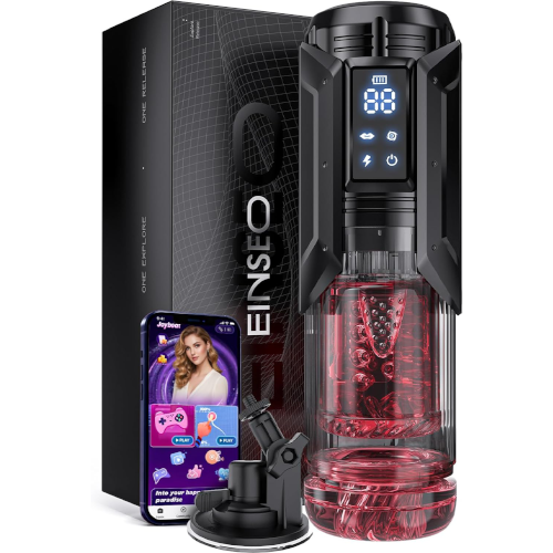 EINSEO AI-Controlled Rotating Male Stroker with Thrusting & Air Suction