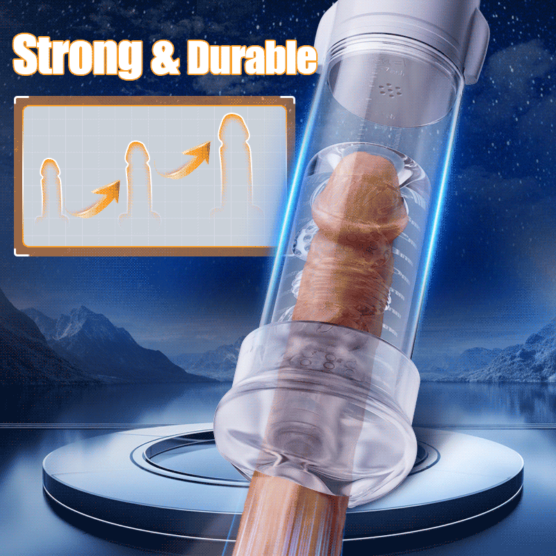 Penis Pump with 3 Suction Levels & 6 Vibration Modes – Realistic Feel, Long-Lasting Pleasure
