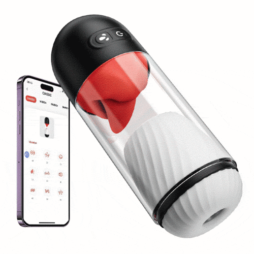 App-controlled male stroker product view