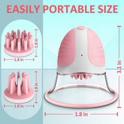 Portable nipple sucker dimensions: 3.1 inches tall and 1.8 inches wide