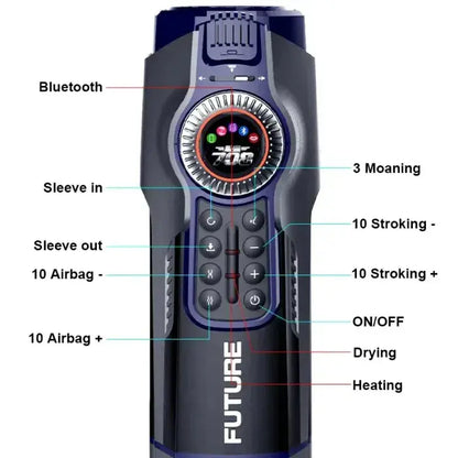 LETEN 708 III Future Auto Telescopic Circulation Heating Male Masturbator Sweetstoy
