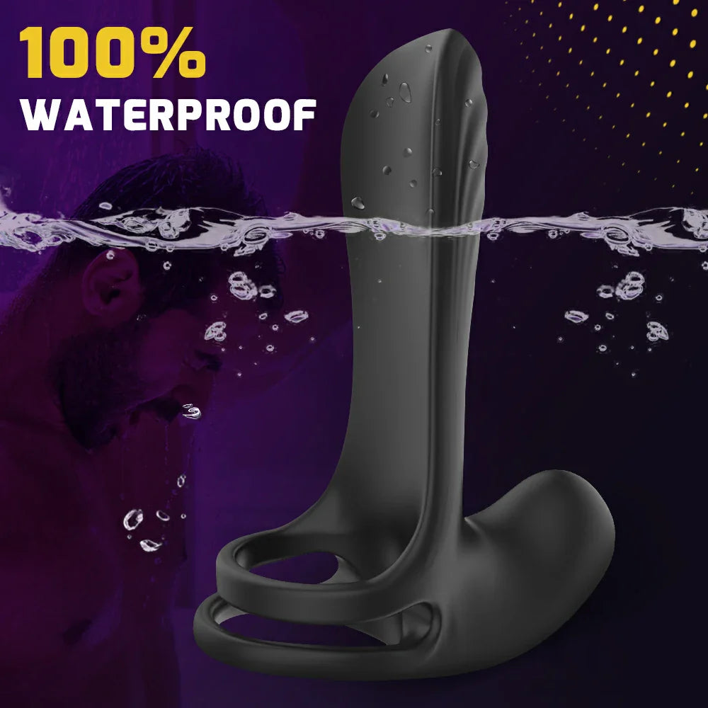 Magnum – Vibrating Cock Sleeve with Clitoral Stimulator