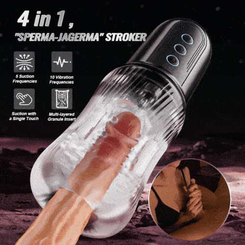 ST-DV-VE05 Dual Suction & Vibration Male Stimulation Device