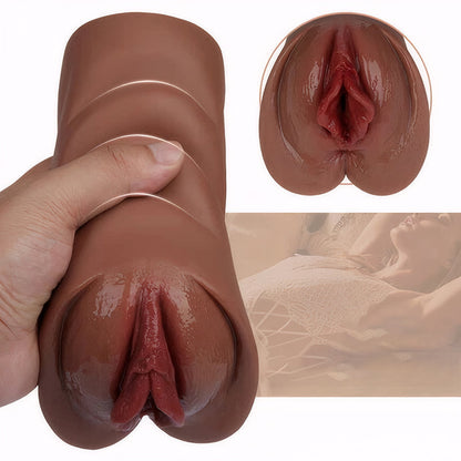 ST-PS-2IN1T 2-in-1 TPE Pocket Stroker – Dual-Texture