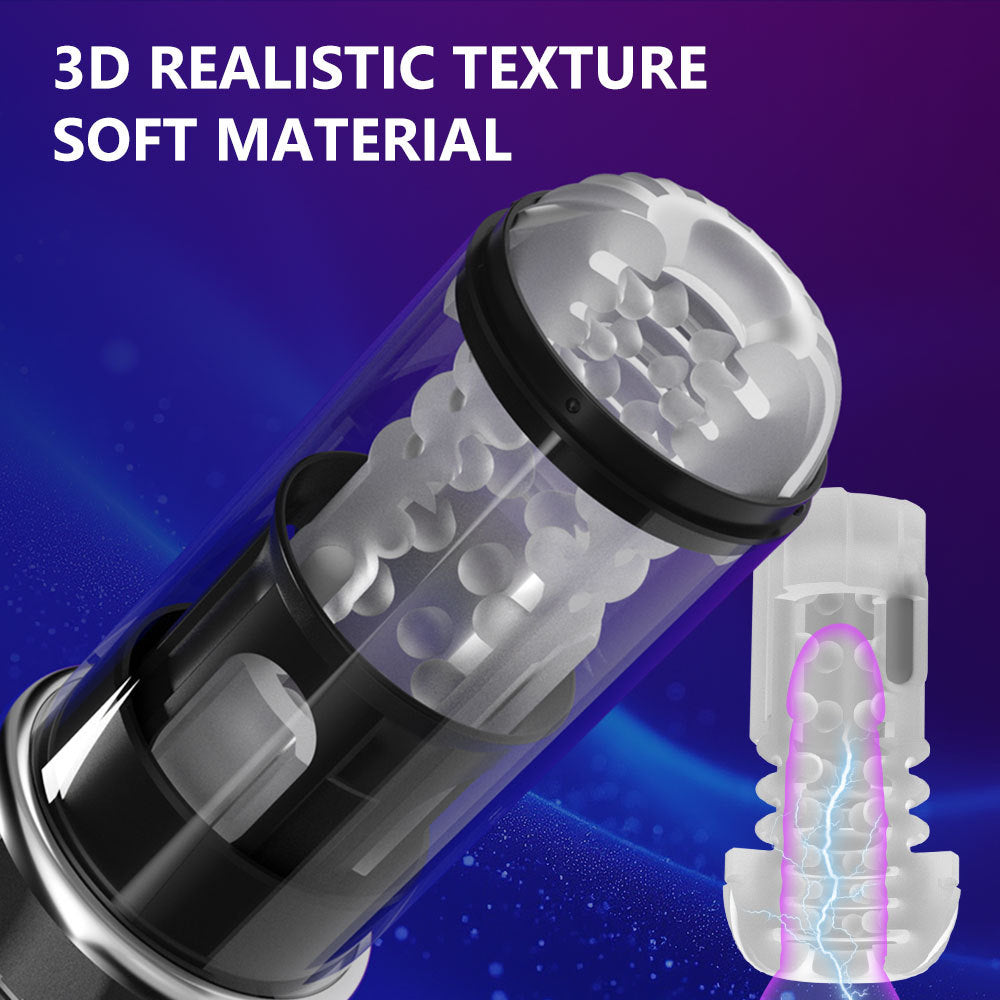 Widowmaker-Rotating Male Stroker with Suction & Inflation Control