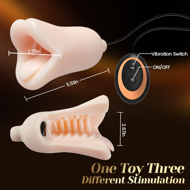 10 Vibrations Precise Training Oral Sex Glans Trainer