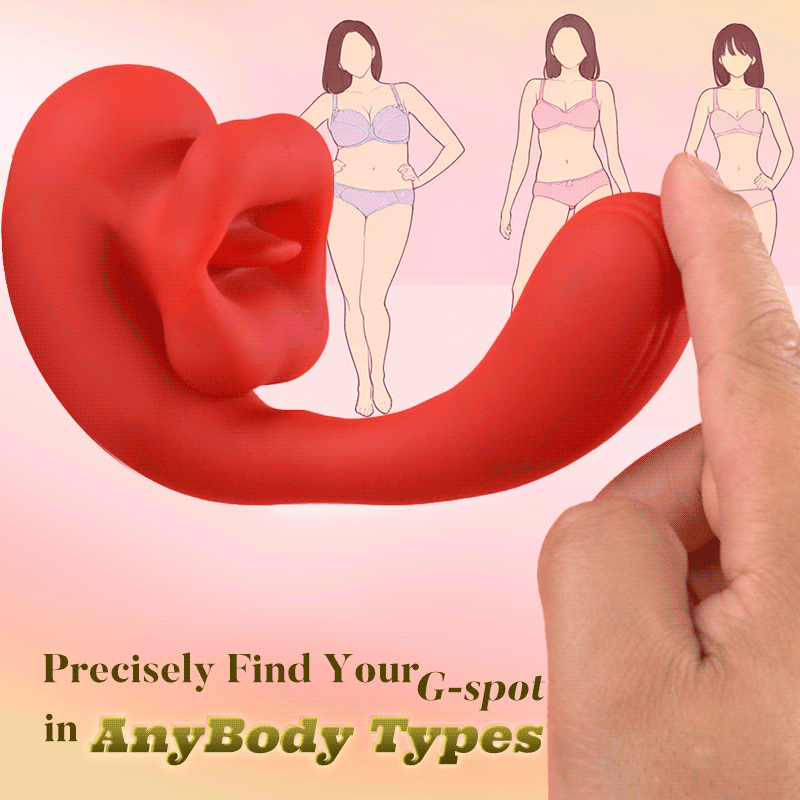 10-Mode Clitoral Nibbling Stimulator with G-Spot Tongue-Licking Vibration