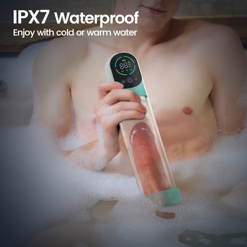 GigaGrow 2-in-1 Penis Pump – 5 Suction Modes & Manual Air Pressure, ED Support