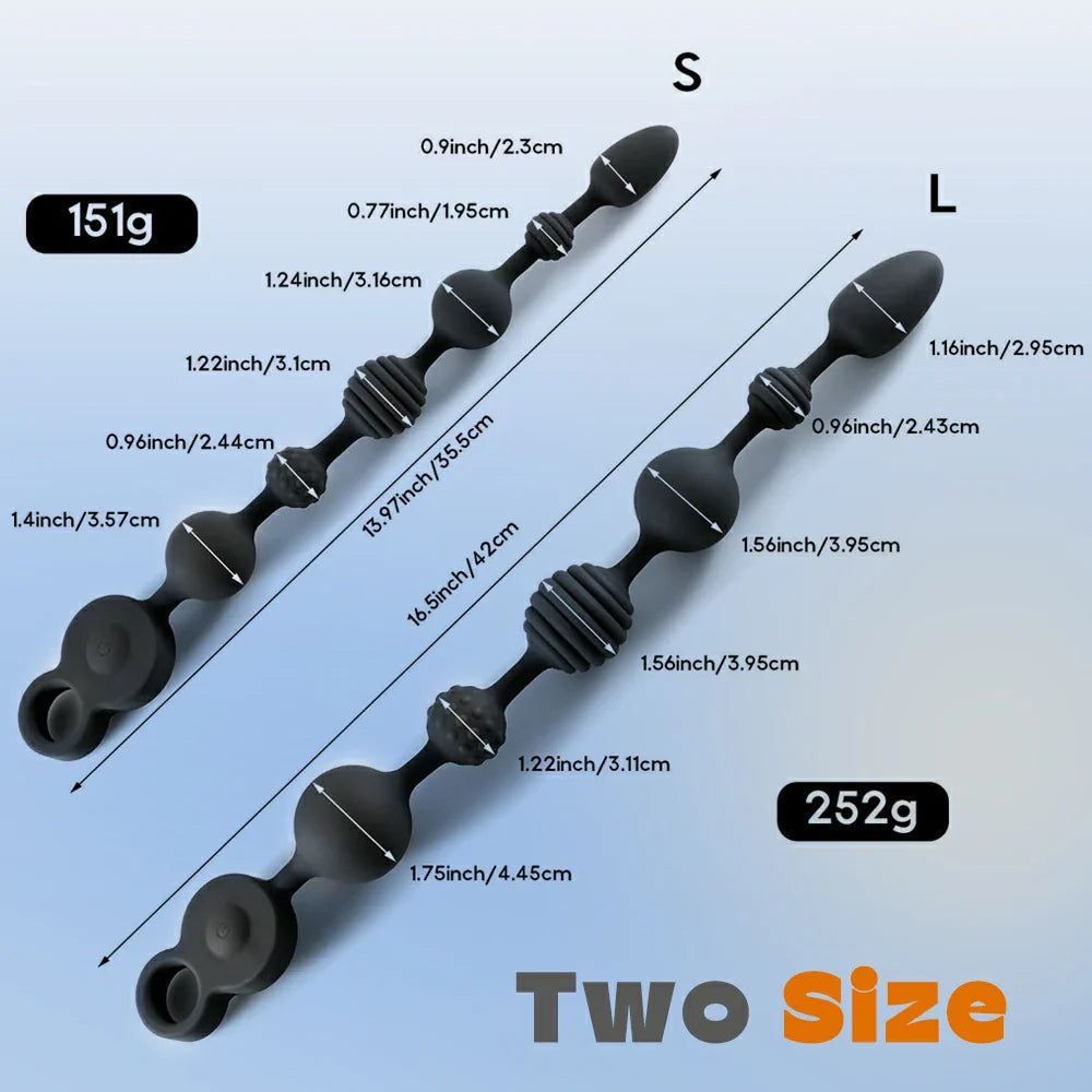 Planet Shaker Rotating Vibrating Anal Beads